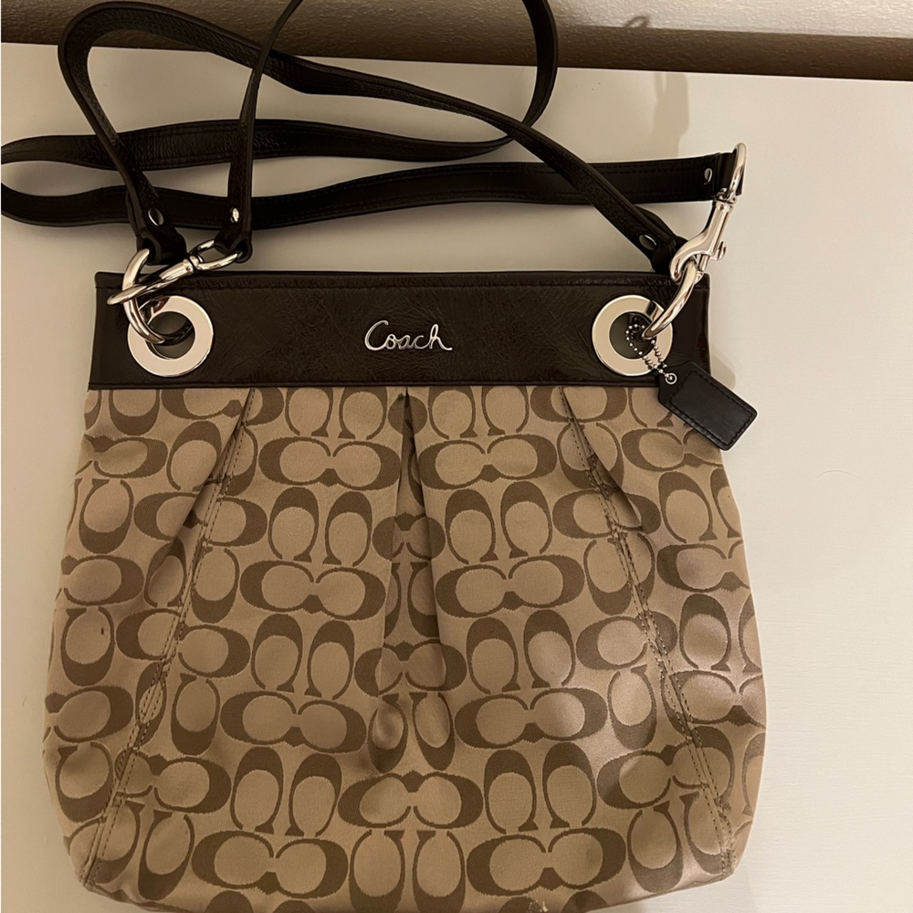 Coach cross body purse